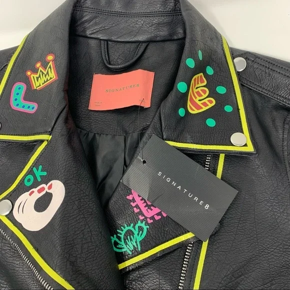 Free! Signature8 Faux Leather Jacket - Picture 3 of 5